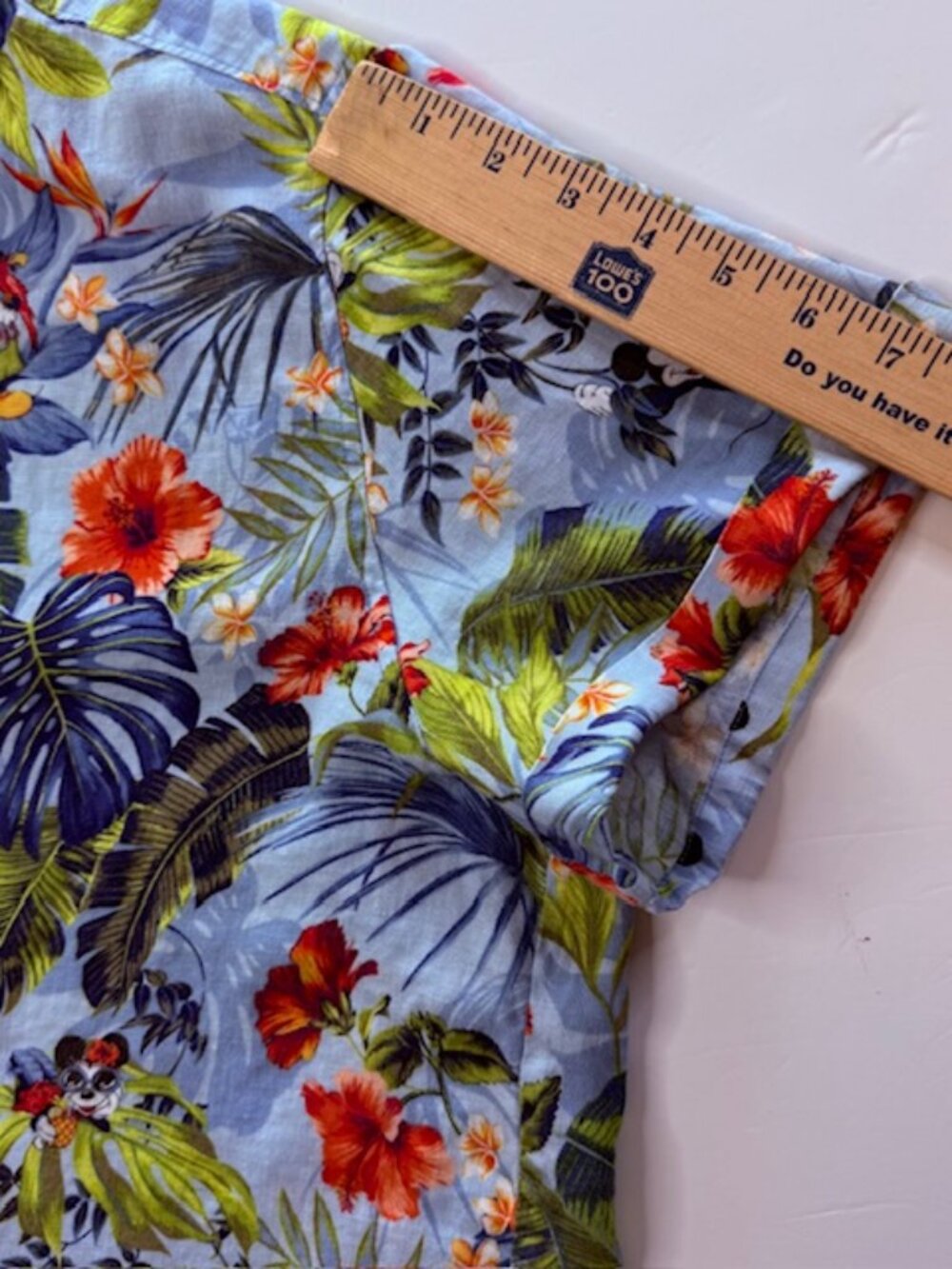 Tommy Bahama Disney Shirt Women's M Multicolor Mickey Hawaiian Floral Tropical - Picture 7 of 10